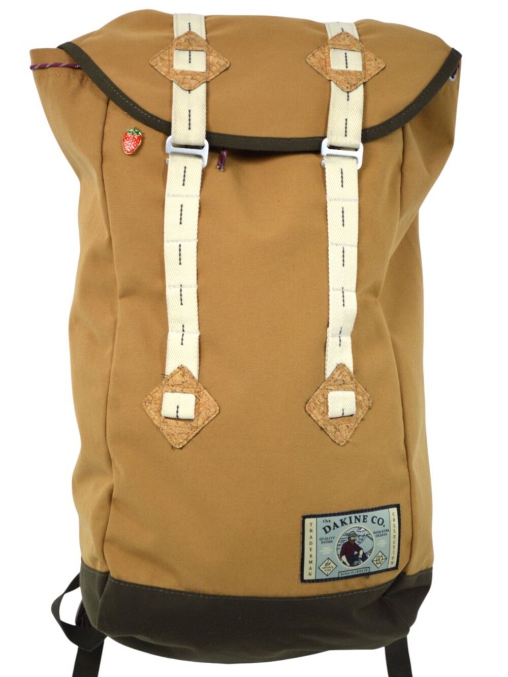 Dakine Backpack Tradesman Collection Brown Daypack Buckle Hiking Camping - Picture 2 of 13